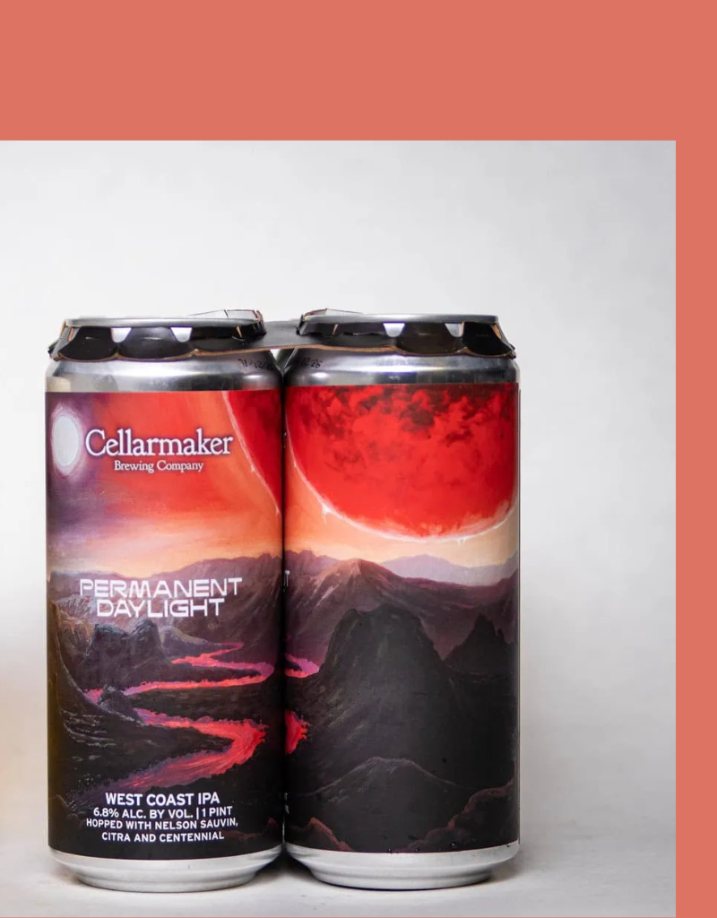 Cellarmaker Brewing Co. Permanent Daylight West Coast IPA 4 pack 12 oz