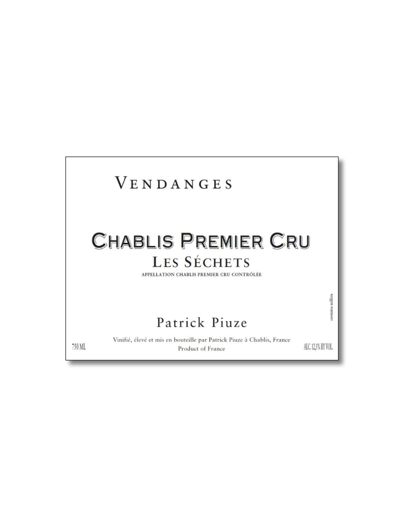 Piuze 2023 Patrick Piuze Sechets Chablis 1er Cru  750 ml