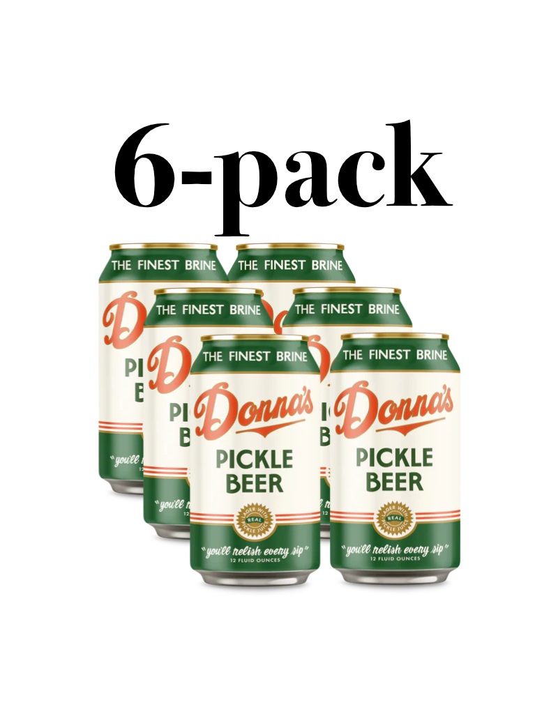 Donna's Pickle Beer 6-pack 12 oz