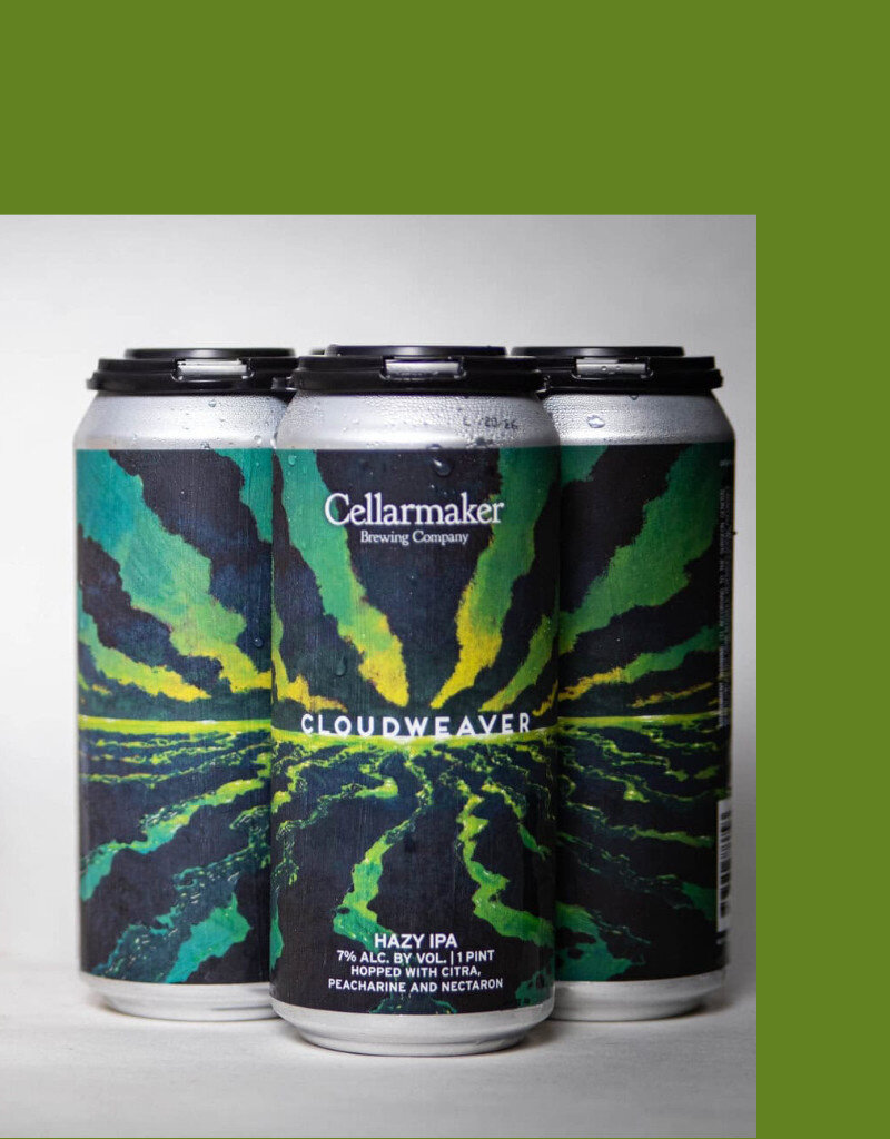 Cellarmaker Brewing Co. Cloudweaver Hazy IPA  4 pack 12 oz