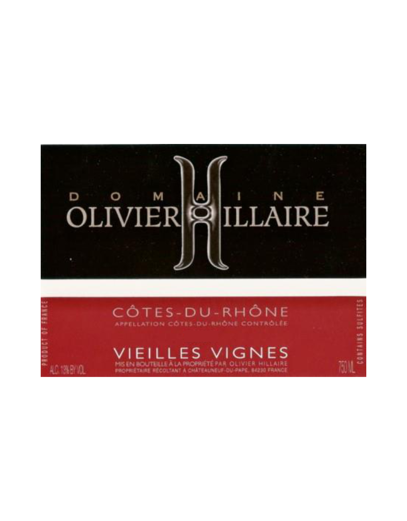 2023 Dom. Olivier Hillaire Vieilles Vignes Cotes-du-Rhone  750 ml