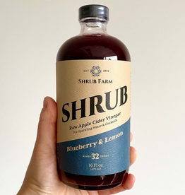 Shrub Farm  Blueberry and Lemon Shrub  16 oz