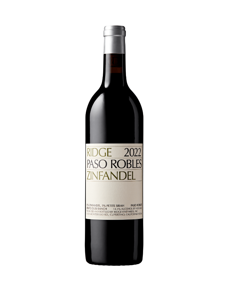 Ridge 2022 Ridge Paso Robles Zinfandel  750 ml