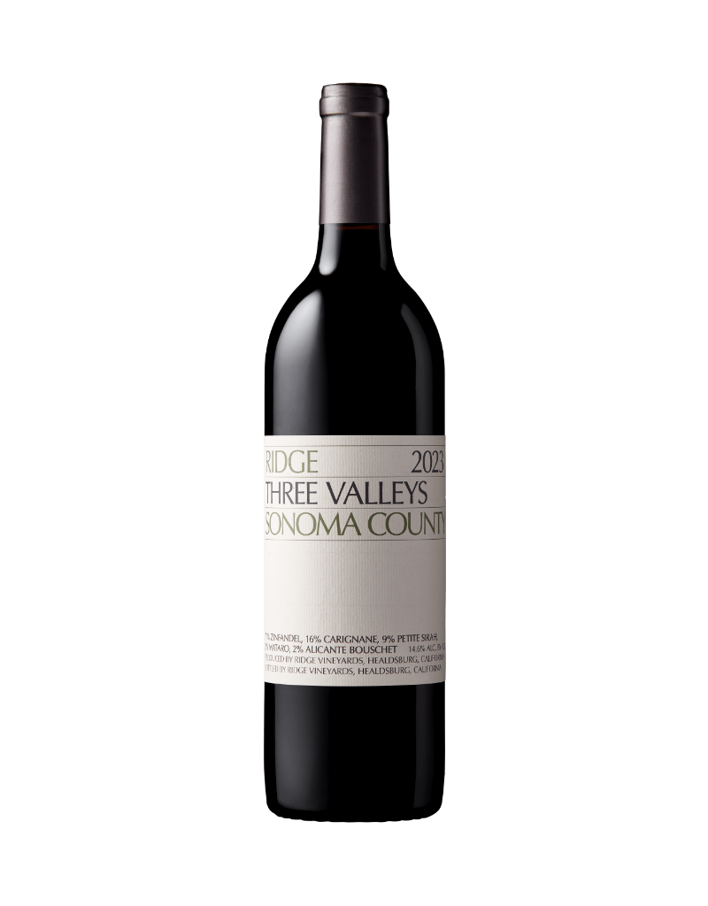 Ridge 2023 Ridge Three Valleys Zinfandel  750 ml