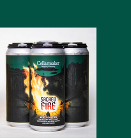 Cellarmaker Brewing Co. Sacred Fire West Coast IPA  4 pack 12 oz