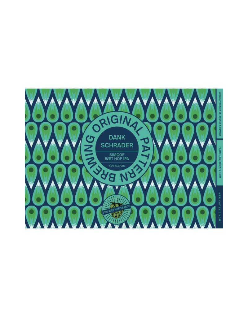 Original Pattern Brewing Co. Dank Schrader Wet Hopped IPA 4 pack 16 oz