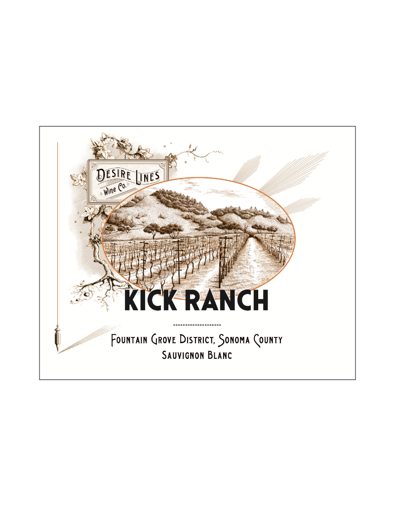 2024 Desire Lines Wine Co. Kick Ranch Sauvignon Blanc  750 ml