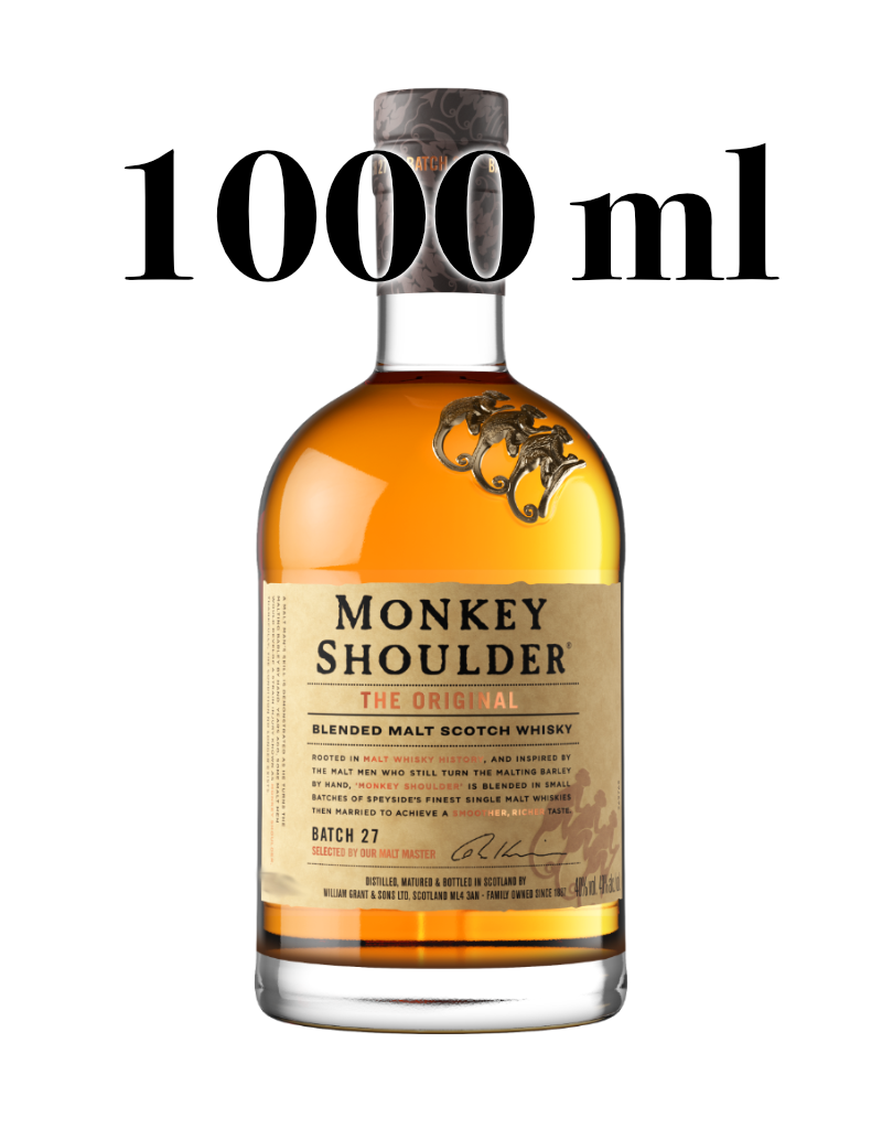 William Grant Monkey Shoulder Blended Scotch  1000 ml