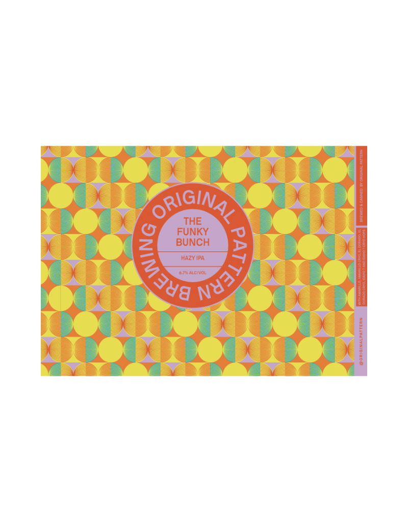 Original Pattern Brewing Co. The Funky Bunch Hazy IPA 4 pack 16 oz