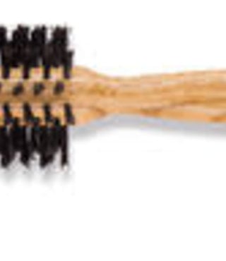 Dannyco Nature Pro Circular Oak Wood Brush With Boar Bristles, Large, Twelve Rows