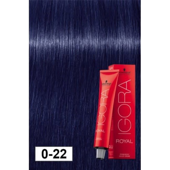 Vermelden complicaties Aubergine Schwarzkopf Igora Royal 60g 0-22 Violet Blue Concentrate | HAIRWhisper |  Canadian Made Shears | Professional Hair Styling Products