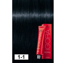 1-1 Blue Black 60g - Igora Royal by Schwarzkopf