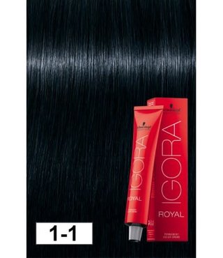 1-1 Blue Black 60g - Igora Royal by Schwarzkopf