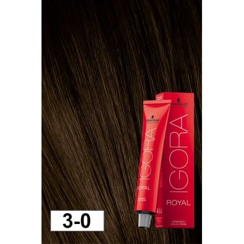 3-0 Dark Brown 60g - Igora Royal by Schwarzkopf