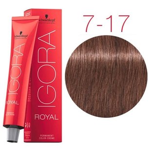 7-17 Medium Blonde Cendre Copper  60g - Igora Royal by Schwarzkopf