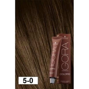 5-0 Color10 Natural Light Brown  60g - Igora Color10 by Schwarzkopf