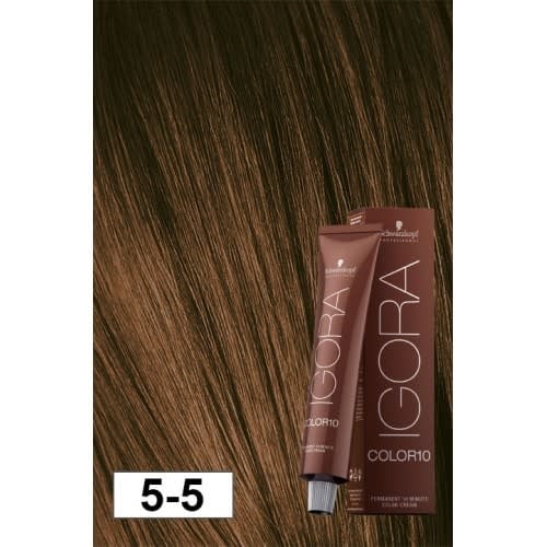 5-5 Color10 Light Brown Gold 5-7 Color10 Light Copper Brown  60g - Igora Color10 by Schwarzkopf