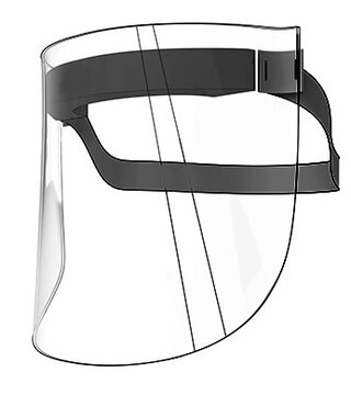 Face Shield 13" X 9" L