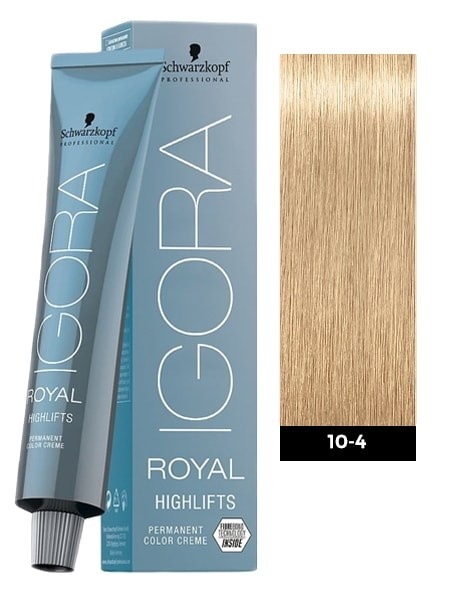 10-4 Ultra Light Blonde Beige HighLift 60g - Igora Royal by Schwarzkopf