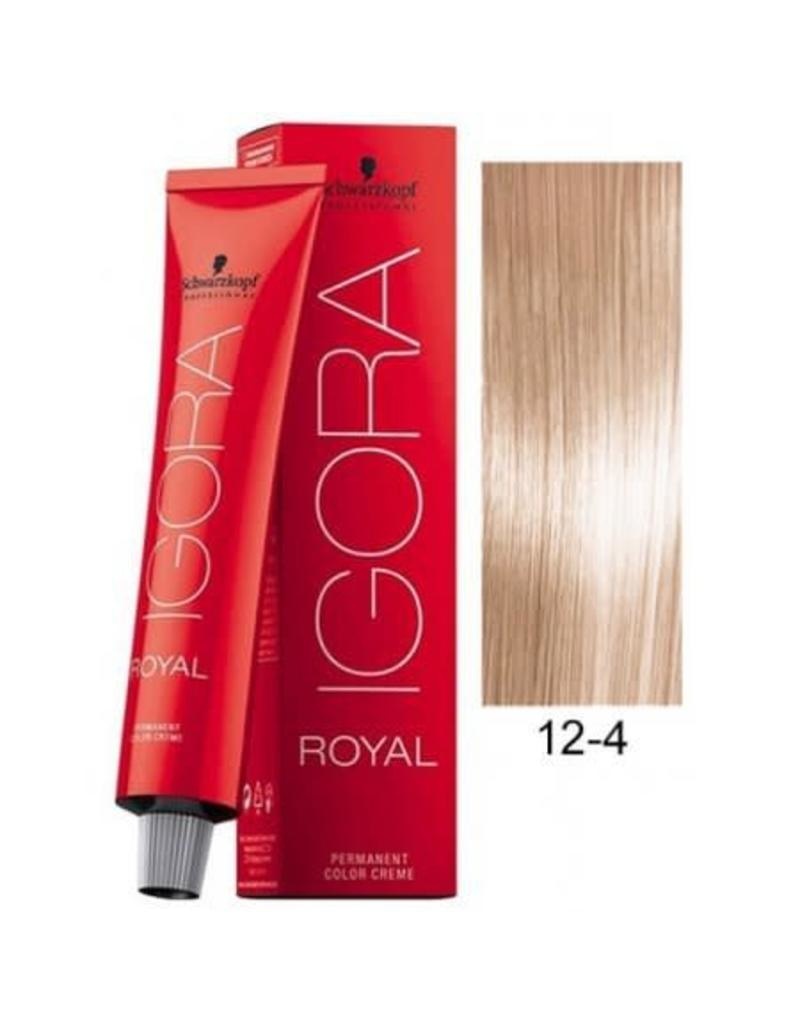 12-4 Special Blonde Beige HighLift 60g - Igora Royal by Schwarzkopf