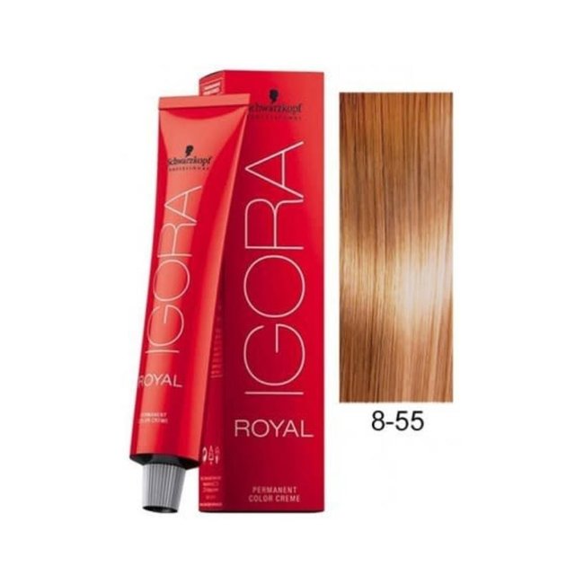 Schwarzkopf 8-55 Light Blonde Gold Extra 60g - Igora Royal by Schwarzkopf