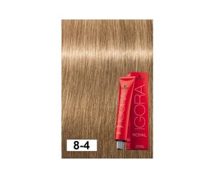 Schwarzkopf 8-4 Light Beige Blonde 60g - Igora Royal by Schwarzkopf