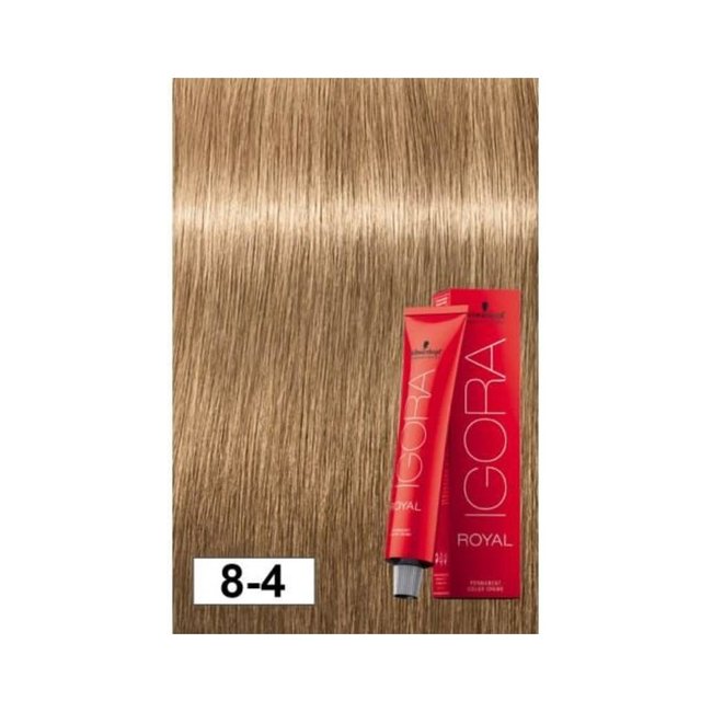 Schwarzkopf 8-4 Light Beige Blonde 60g - Igora Royal by Schwarzkopf