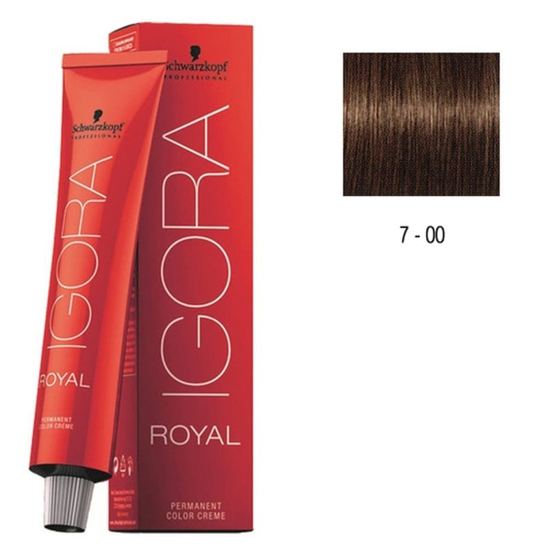  Schwarzkopf Igora Royal Absolute 7-50 - Medium Blonde Gold  Natural Hair Colour/Tint 60ml Tube by Ignora Royal : Beauty & Personal Care