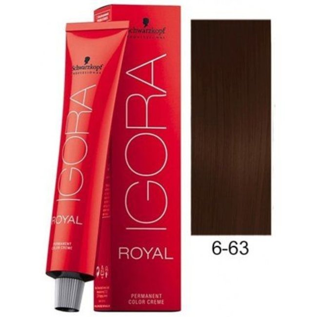 Schwarzkopf 6-63 Dark Blonde Chocolate Matte 60g - Igora Royal by Schwarzkopf