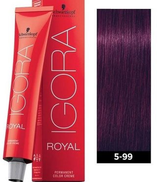 5-99 Light Brown Violet Extra 60g - Igora Royal by Schwarzkopf
