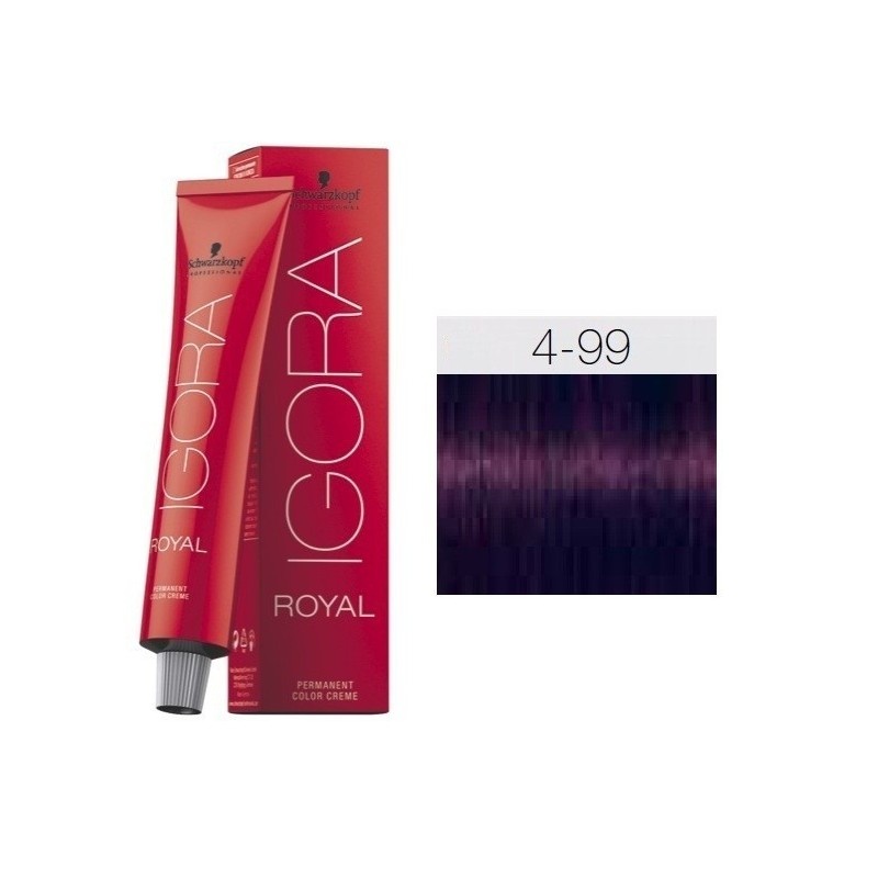 Schwarzkopf Igora Royal 60g 4-99 Medium Brown Violet Extra | HAIRWhisper |  Canadian Made Shears | Professional Hair Styling Products