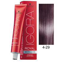 4-29 Medium Brown Ash Violet 60g - Igora Royal by Schwarzkopf
