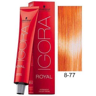 8-77  Light Copper Blonde Extra 60g - Igora Royal by Schwarzkopf