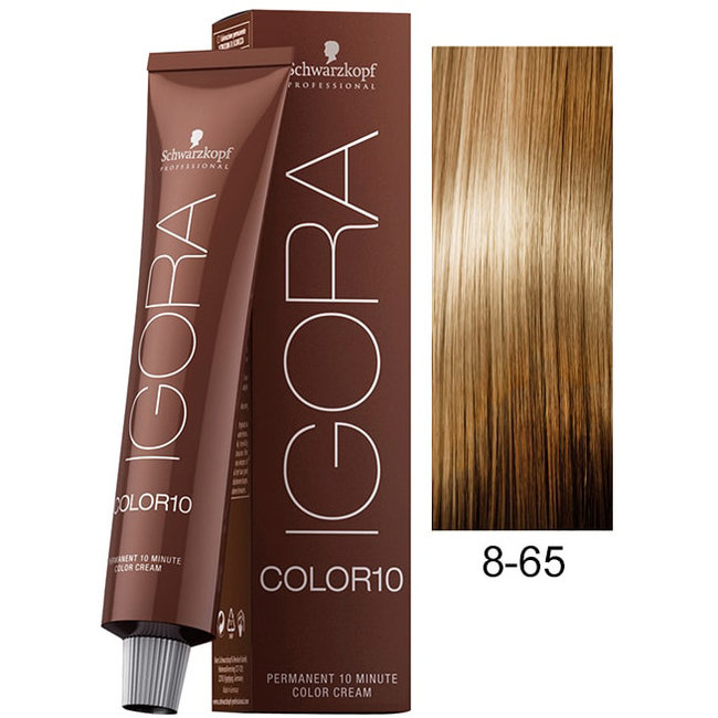 Schwarzkopf 8-65 Light Auburn Gold Blonde 60g - Igora Royal by Schwarzkopf