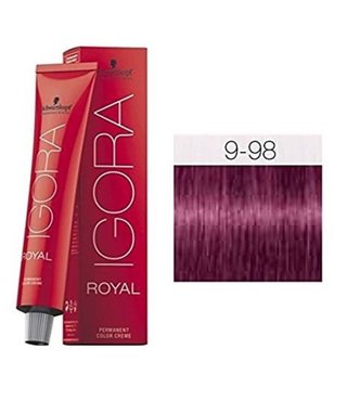 9-98 Extra Light Blonde Violet Red 60g - Igora Royal by Schwarzkopf