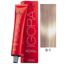 9-1 Light Ash Blonde 60g - Igora Royal by Schwarzkopf