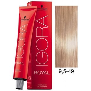 9.5-49 Platinum Blonde Beige 60g - Igora Royal by Schwarzkopf