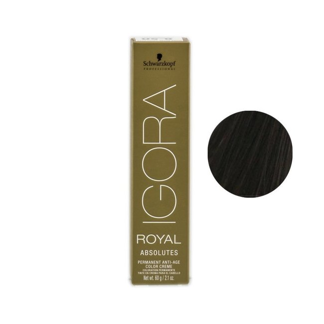Schwarzkopf 7-560 Medium Gold Anti-Age 60g - Igora Royal Absolutes by Schwarzkopf