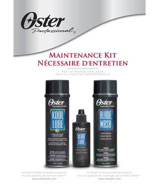 Oster Maintenance Kit