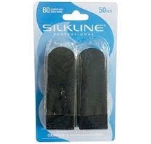 Silkline Self-Adhesive Filing Pads 50pk 80 Coarse Grit
