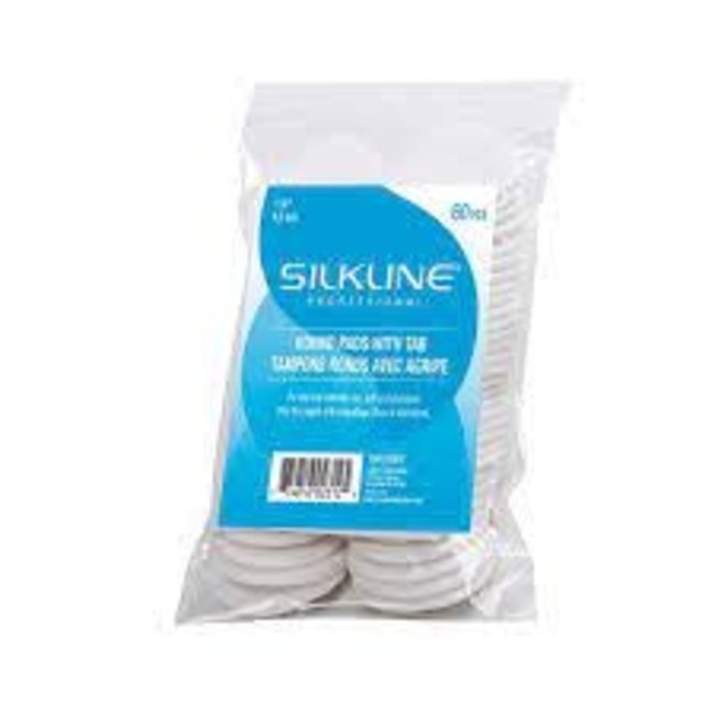 Silkline SIKLINE Round Pads with Tab 1.75"(4.4cm)