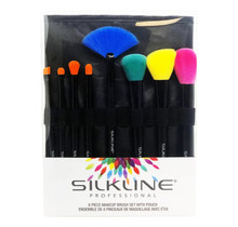 Silkline 8 Make-Up Brush Set With Roll Bag