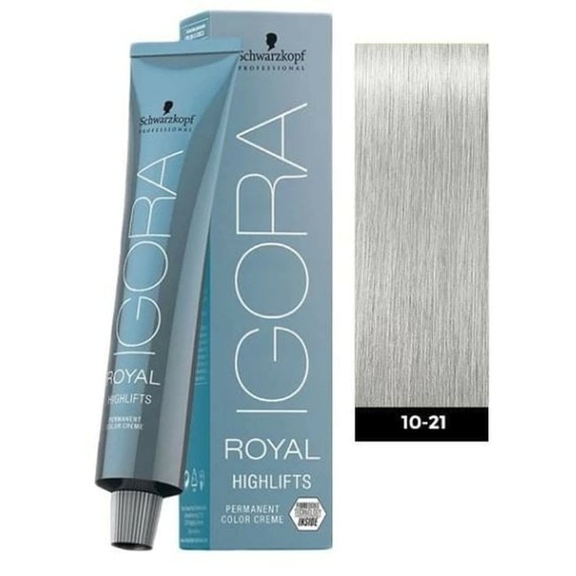Schwarzkopf Schwarzkopf Igora Royal Highlift 60g 10-21 Ultra Blonde Ash Cendre