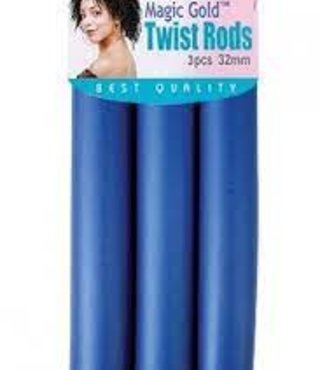 Magic Gold Twist Rods Navy 3pc 32mm