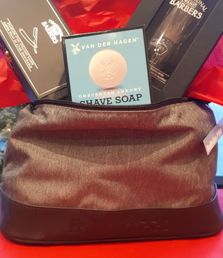 Wahl Straight Razor /Shaving Brush / Shave Soap Kit & Toiletry Bag