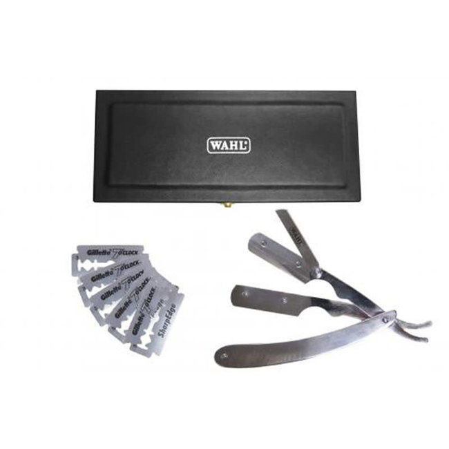 Wahl Straight Razor /Shaving Brush / Shave Soap Kit & Toiletry Bag