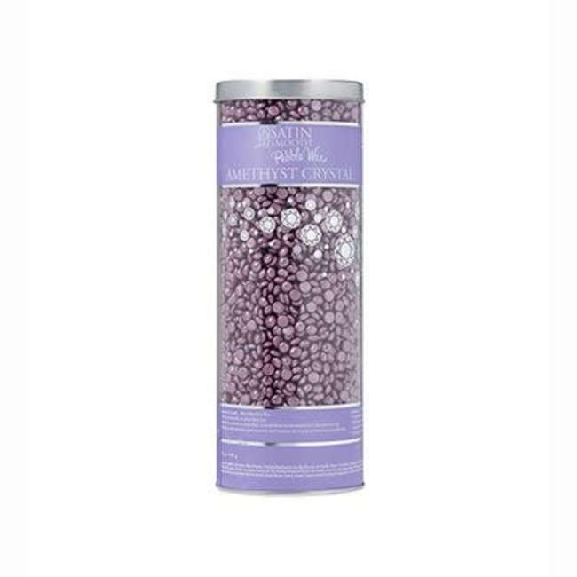 Satin Smooth PEBBLE  AMETHYST CRYSTAL THIN -FILM HARD WAX 23oz /652g