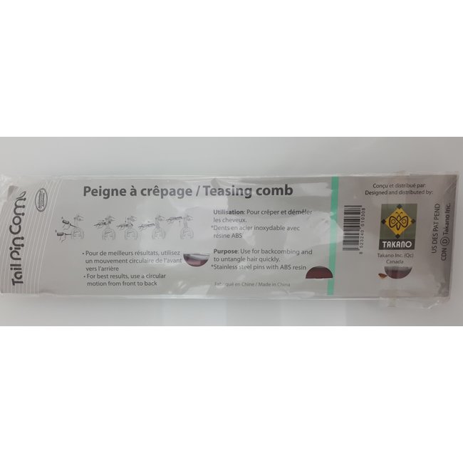 Takano Tail Pin Comb