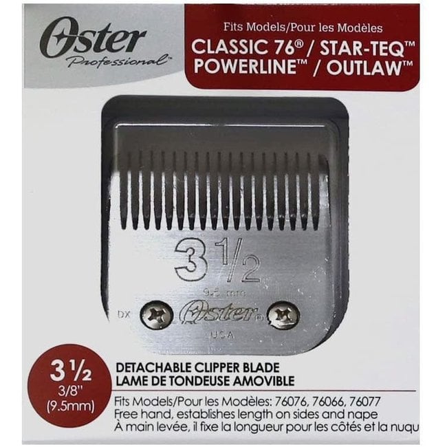 OSTER CLIPPER BLADES 3 1/2 HAIRWhisper Canadian Made Shears