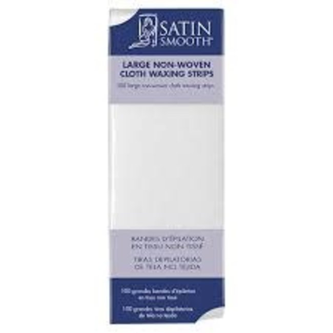 Satin Smooth SATIN SMOOTH NON-WOVEN CLOTH WAXING STRIPS LARGE 100PKG